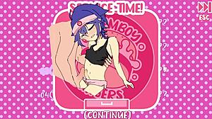 伪娘汉堡在变态游戏中展开热辣同志口交