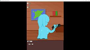 史莱姆渴望与18+青少年激烈性爱在这个3D游戏