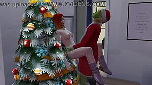 ग्रिंच को 3डी कार्टून में 18+ लड़की से नॉटी क्रिसमस ब्लोजॉब मिला।