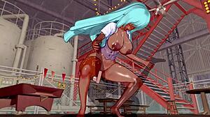 3D hentai duży tyłek i ogromne cycki w dzikim seksie