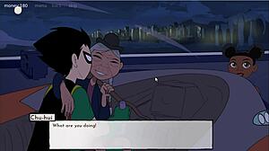 18Titans Bölüm 50 - Dünya'ya Dönüş Büyük Göğüs Aksiyonuyla. Anime Hentai Oyunu Açılıyor!