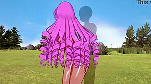 3D hentai veľké prsia blowjob