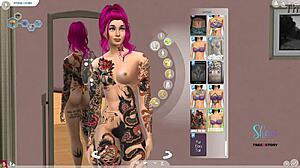 인도풍 젊은 여자 심 만들기 - 파트 1: 3D 애니 마법.