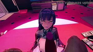 Pelacur menari dikongkek kuat dalam animasi hentai!