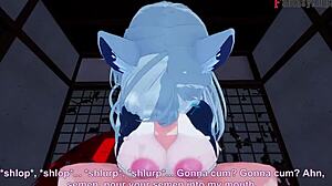 Sunaookami Shiroko Fújás Cowgirl Fantázia