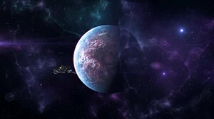 Бюстеста ебони ебе от научна фантастика войник