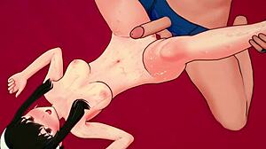 يور فورجر تبدو رائعة في زي المكتب في مشهد 3D من سبي إكس فاميلي