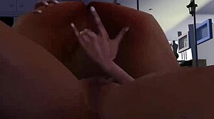 Min flickväns horniness driver vild säng-action