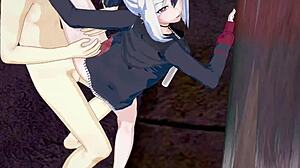 Blue archive zgodba: goth deklica Kayoko zvezda v vroči 3D hentai avanturi