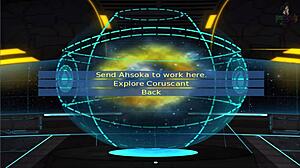 Эй, Star Wars Оранжевый Тренер часть 7, где рабыня получает хэндджоб и минет от шлюховатой шлюхи.