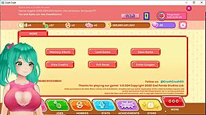 Rozkošná anime dievča vtuber hrá crush crush bez cenzúry