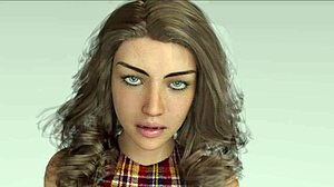 Пичка девојке пали дивљу пожуду у Гејм Порн Стори 2