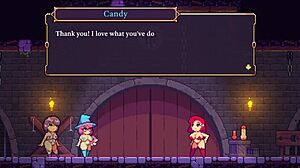 Scarlet Maiden Misty en eventos salvajes de bondage hentai