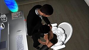 Noel ofis partisindeki hızlı seks