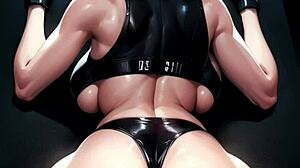 赛博朋克动漫女孩在1月的狂野3D合集中闪耀。准备好动作吧！