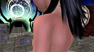 أمص صدرها الكبير في قصة صوتية مالايالام كامبي كاثا، أشعر بكل منحنياتها في أنمي 3D.