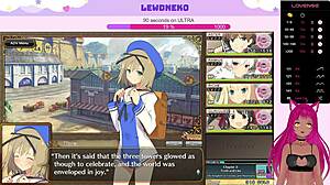 Vtuber Lewdneko玩Evenicle精灵怪物内射动作