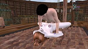 Waarom laat een schattige geanimeerde stiefzus machinerie haar strakke gaten beuken in wilde 3D sissy actie