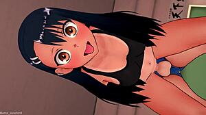 3D 카툰 애니 장면에서 나가토로가 핸드잡 주는 걸 즐겨