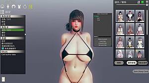 ハニーセレクト2で巨乳キャラ作成