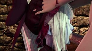 Overlord 3D Shalltear Bloodfallen ad cenzúrázatlan hentai blow job-ot