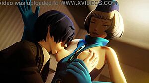 Escena eliminada de Persona Three Reload animación