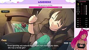 야, Vtuber Lewdneko가 Evenicle 파트 13에서 열심히 한다