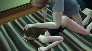 الطالب يغري المعلم في لقاء ياوي جامح ثلاثي الأبعاد