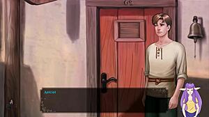 金发默特尔和大鸡巴传奇共度一夜