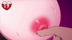 واو! أنيميشن أبريلز لوك4ك ينفجر بصدر يرش وأورغازم جامدة!