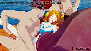 야, 원피스 3D 패러디 나미 갱뱅! 😍