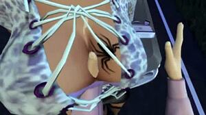 Oude dame verleidt in string - Sims 4 verhaal