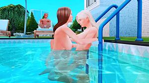 mlada 18+ žena izdaje muža sa futanari prijateljicom u sims 4