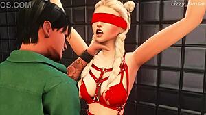 義姉との荒い夜がタイトマ○突きで終わる - Sims 4