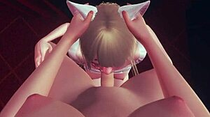 فوتاناري تضرب مؤخرة الفيمبويز الضيقة مع تغذية القذف