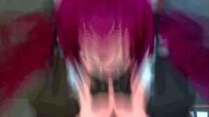 Scathach Fujino Часть 1 - Черт, этот огромный черный член в действии!