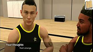 Sovrumslek med två flickvänner och stor kuk