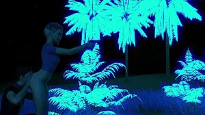 性感巨乳金发美女在浪漫绿洲享受激烈舔屁股