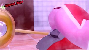 Amy buší futa Rouge ve divoké cowgirl akci s deepthroat a creampie v furry orgii!