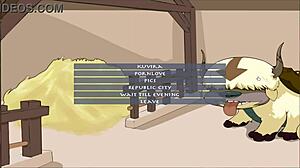 Эй, хочешь посмотреть как Корра становится мокрой в Four Elements Trainer Love Part 62?