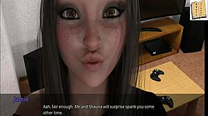 Elizabeth se Masturbe Encore dans WVM 41 Grosse Blonde aux Gros Seins Scène de Jeu 3D