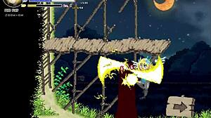 Joc hentai vore Echidna WarsDX cu ciocnire cu monstrul iepure