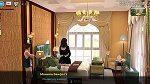 Moda İşletmesinde Bölüm 1 Kısım 60, Karakter Yerel Barda İşe Alınıyor Bu 3D Oyun Macerasında.